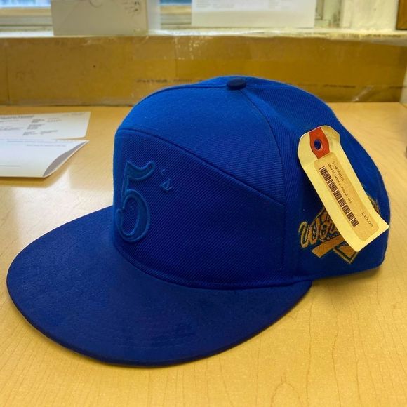 RARE EXCLUSIVE BLUE JAY 38/100 1992 NWT TORONTO BLUE JAYS 5’s WORLD SERIES CAP - Picture 2 of 14